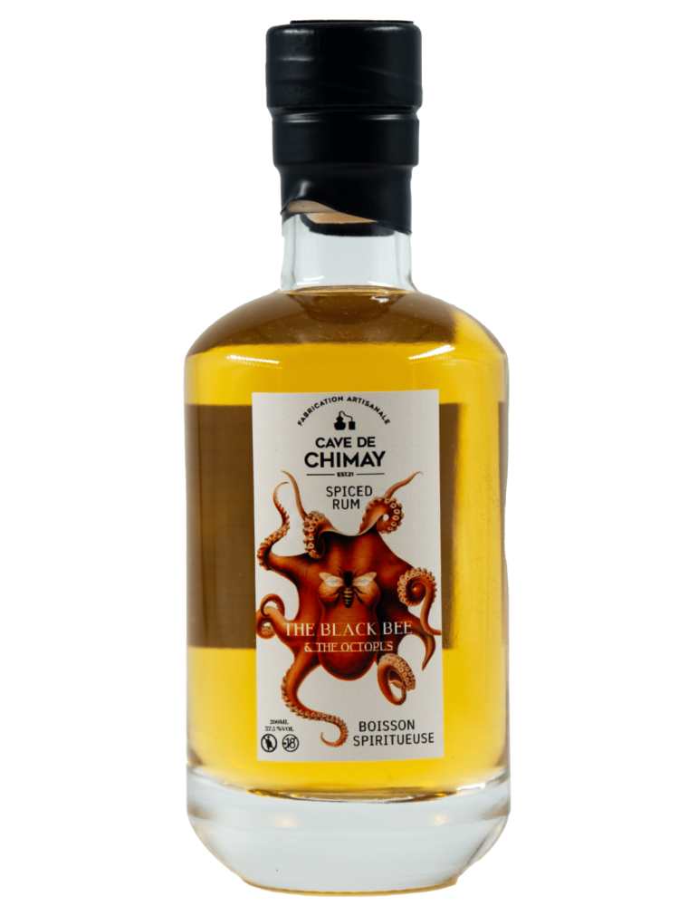 Rum de Chimay 20cL | Rhum Artisanal Belge au Miel - Cave de Chimay