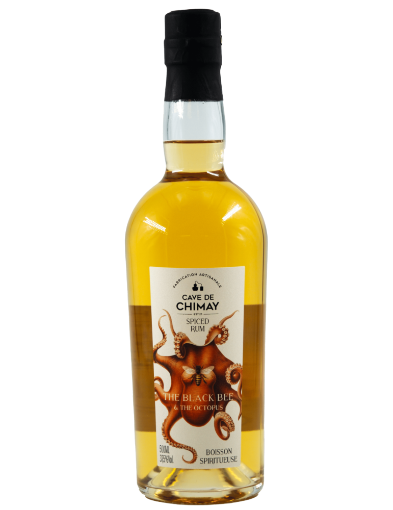 Rum de Chimay 50cL | Rhum au Miel d'Abeille Noire - Cave de Chimay