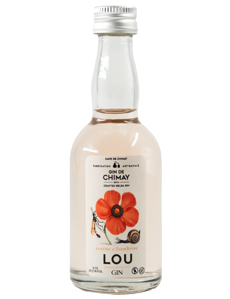 Lou Gin 5cL | Mignonnette Gin Floral Belge - Cave de Chimay