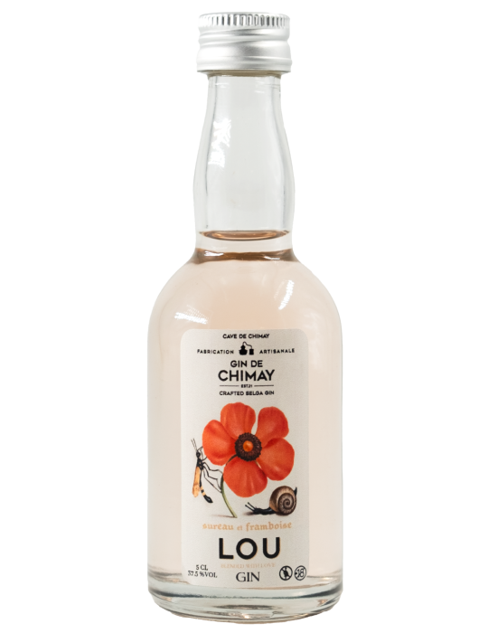 Lou Gin 5cL | Mignonnette Gin Floral Belge - Cave de Chimay