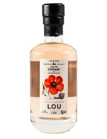 Lou Gin 20cL | Gin au Sureau et Framboise - Cave de Chimay