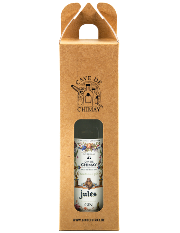 Pack Jules Gin 70cL | Étui Cadeau Gin Artisanal - Cave de Chimay