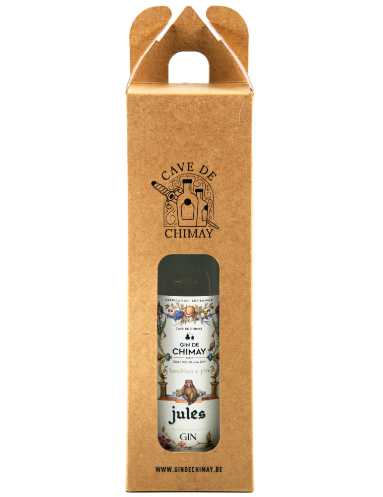 Pack Jules Gin 70cL | Étui Cadeau Gin Artisanal - Cave de Chimay
