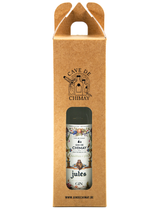 Pack Jules Gin 70cL | Étui Cadeau Gin Artisanal - Cave de Chimay
