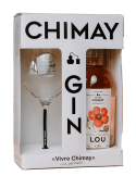 Coffret Lou Gin 50cL + 1 Verre | Cadeau Gin Floral - Cave de Chimay