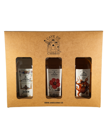 Coffret Jules Gin, Lou Gin & Rum 50cL | Trio - Cave de Chimay