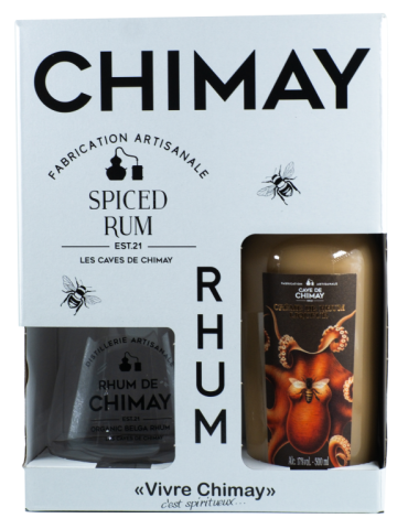 Coffret Crème de Rum 50cL + 1 Verre | Cadeau - Cave de Chimay
