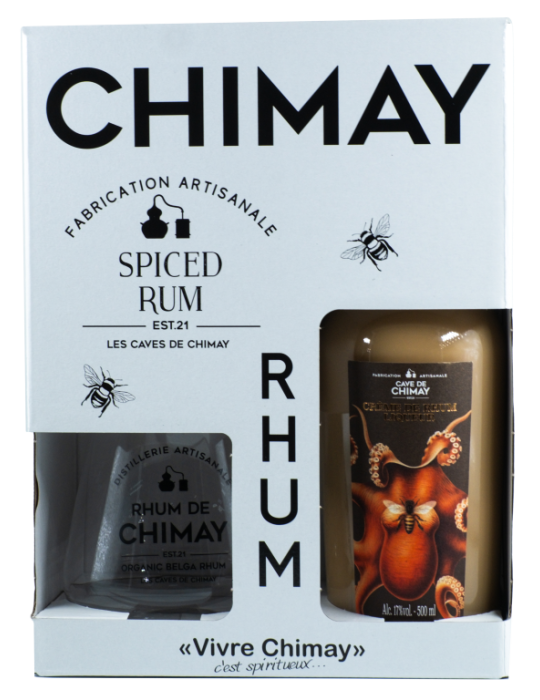 Coffret Crème de Rum 50cL + 1 Verre | Cadeau - Cave de Chimay
